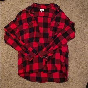 Oversized flannel